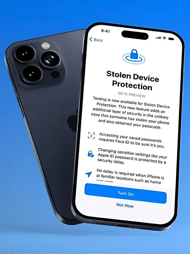 Stolen Device Protection